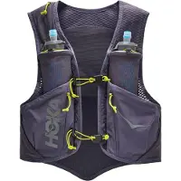 Hoka One One - Gilet da trail running - Trail Run Vest 8L Squid Ink in Pelle - Taglia L - Blu navy