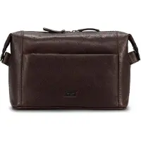 Jost Glasgow Borsa da toilette Vera Pelle 24 cm marrone