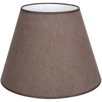 Duolla Paralume Cone, marrone, altezza 30 cm, tessuto