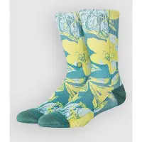Stance Lihue Crew Calze casual (38-42, turchese)