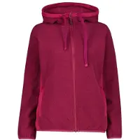 CMP Women's Jacket Fix Hood 36H2626 Giacca in pile Donna (38, rosso)