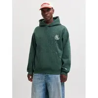 Jack & jones Felpa Con Cappuccio Stampa Sul Retro