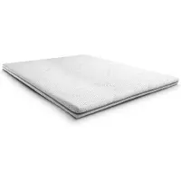 Sleezzze Topper in schiuma a cellule aperte, modello Premium, dimensioni 180 x 200 cm, altezza 8 cm, grado di rigidità H3, con rivestimento antibatterico