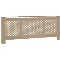 vidaXL Rivestimento per radiatori in MDF 205 cm