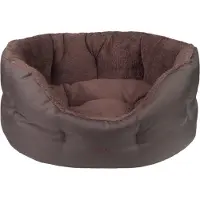 Amiplay Cuccia per cani ovale ASPEINA COLOSSEUM marrone taglia S, M, L Taglia: L - 67x56x25 cm
