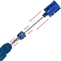 Bosch Punta di centraggio per EXPERT Power Change Plus, HSS-Co, Ø7,15 x 60 x 105 mm