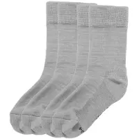 Devold Kid's Daily Merino Medium Sock 2-Pack Calze casual Bambini (31-34, grigio)