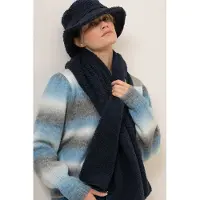 Josephine & Co Sherpa Scarf Navy Taglia: 34 | Sciarpe Outlet | Donna | Blu