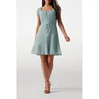 Guess Marciano GUESS Eco Sl Ciel Gauze Dress Seafoam Mist Multi Taglia: L | Abiti Mini Outlet | Donna