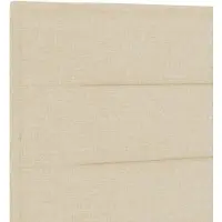 vidaXL Letto a castello con contenitore LED con materasso, color crema, 100 x 200 cm, tessuto
