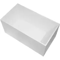 360Home Vasca da bagno, vasca da bagno per casa, vasca quadrata, vasca da bagno in acrilico, vasca da bagno per piccoli appartamenti 100 x 70 x 60 cm /DSAD4/