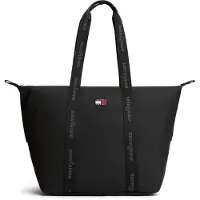 Tommy Hilfiger Shopper 'ESS' grigio chiaro / nero