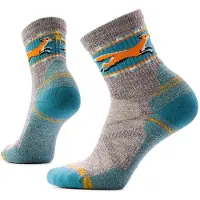 Smartwool Women's Hike Light Cushion Fox Meadow Mid Crew Calze da trekking Donna (34-37, variopinto)