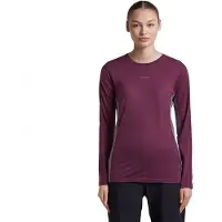 Icebreaker Women's Merino Blend 125 L/S Tee Colour Block Maglia merino Donna (L, lilla)