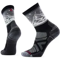 Smartwool Hike Light Cushion Valley View Crew Sock Calze da trekking (38-41, grigio/nero)