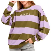 Roxy Women's Strictly Stripes Oversized Maglione Donna (XS, variopinto)