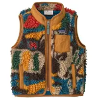 Patagonia Kid's Baby Retro-X Vest Gilet in pile Bambini (12-18 Months, marrone)