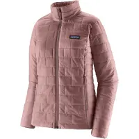 Patagonia - Piumino leggero in PrimaLoft - W's Nano Puff Jkt Stingray Mauve per Donne in Poliestere Riciclato - Taglia L - Viola