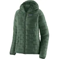 Patagonia - Piumino ultraleggero e Comprimibile - W's Micro Puff Hoody Canopy Green per Donne in Nylon - Taglia L - Verde