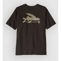 Patagonia Flying Fish Responsibili-Tee T-shirt Uomo (L, nero)