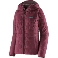 Patagonia - Piumino leggero in PrimaLoft - W's Nano Puff Hoody Berry Fig per Donne in Pelle - Taglia M - Viola