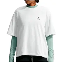 Nike Women's ACG Dri-Fit Tee Boxy Hike LBR Reflective Maglia funzionale Donna (XS, bianco)