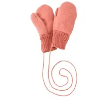Disana Kids' Boiled Wool Gloves Guanti Bambini (2, rosso)