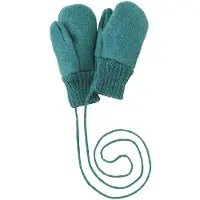 Disana Kids' Boiled Wool Gloves Guanti Bambini (1, turchese)