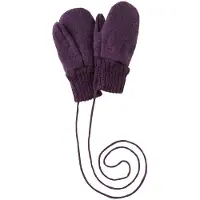 Disana Kids' Boiled Wool Gloves Guanti Bambini (1, lilla)