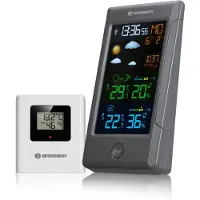 Bresser Stazione meteorologica ClimateTemp NBF a colori con segnale DCF 7006500