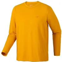 Arc'teryx Cormac Crew L/S Maglia da corsa Uomo (S, arancione)