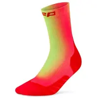 Cep Run Edt. Gradient Socks Mid Cut 5.0 Calze da running Uomo (IV, rosso)