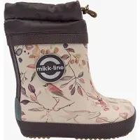 Mikk-Line Kid's Wellies Winter Aop Barefoot Stivali di gomma Bambini (30, grigio)