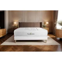ROYAL PALACE Materasso Windsor 100x210 cm, in memory foam e molle insacchettate, livello di rigidità 2, altezza : 26 cm, 5 zone di comfort