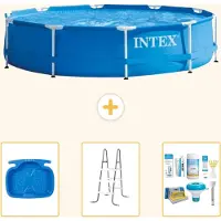 Intex Piscina autoportante rettangolare - 366x76 cm - 4 pezzi - Modello S22460