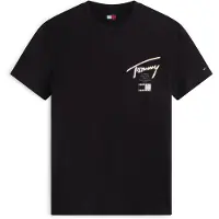 Tommy Hilfiger Maglietta giallo / grigio scuro / rosa / nero
