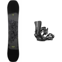Rossignol - Snowboard freestyle/all-mountain - Pack Jibfluence 2026 in Legno - Nero