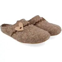 Haflinger Women's Everest Coeur Pantofole Donna (41, marrone)