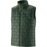 Patagonia - Piumino senza maniche in Primaloft - M's Nano Puff Vest Treeline Green per Uomo in Poliestere Riciclato - Taglia L - Verde