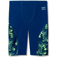Speedo Male Spliced Printed Jammer Pantaloncino da bagno Uomo (4, blu)