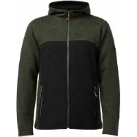 Ivanhoe Ron Hood Felpa di merino con cappuccio Uomo (L, nero)