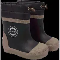 Mikk-Line Kid's Wellies Winter Mix Barefoot Stivali di gomma Bambini (23, grigio)