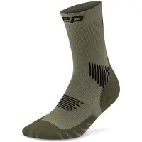 Cep Run Socks Mid Cut 5.0 Calze da running Uomo (IV, olivia)