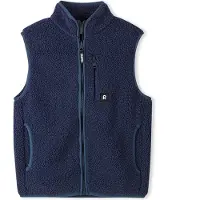 Reima Kid's Tupas Fleece Vest Gilet in pile Bambini (152, blu)