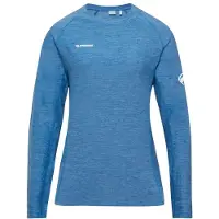 Mammut Women's Tree Wool Thermal FL Longsleeve Maglia funzionale Donna (XS, blu)
