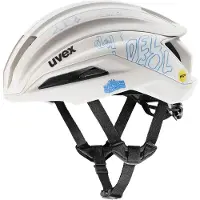 Uvex Women's Surge Aero Mips x Julia Schuler Casco per bici Donna (56-59 cm, grigio)