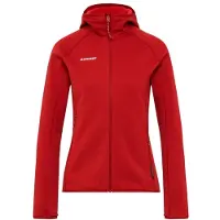 Mammut Women's Aconcagua Midlayer Hooded Jacket Giacca in pile Donna (L, rosso)