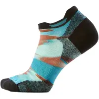 Smartwool Women's Run Targeted Cushion Brushed Prt Low Ankle Calze da running Donna (34-37, variopinto)