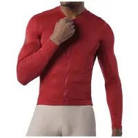 Castelli Espresso 2 L/S Jersey Maglietta da ciclismo Uomo (XXL, rosso)