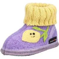 Haflinger Kid's Hüttenschuh Zitrone Pantofole Bambini (26, lilla)